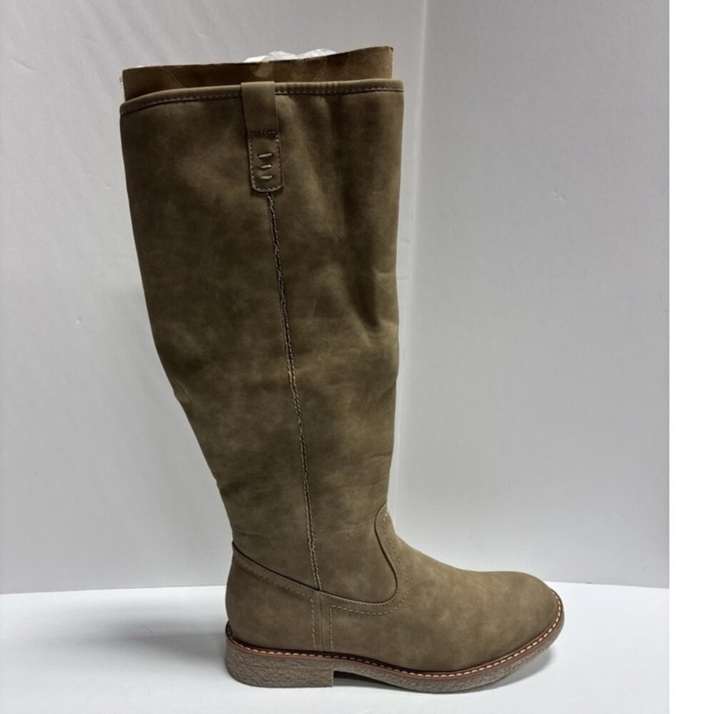 Los Cabos Women’s Bonnie Taupe Knee High Boots, Size EUR 41, US 10.5 M